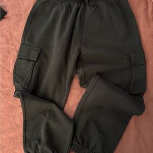 Zara Black Knit Label Detail Top